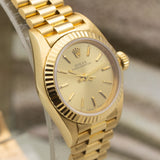 Rolex Oyster Perpetual 26 in 18K Yellow Gold