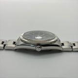 Rolex 15210 Oyster Perpetual Date "Blue Dial, Engine Turned Bezel"