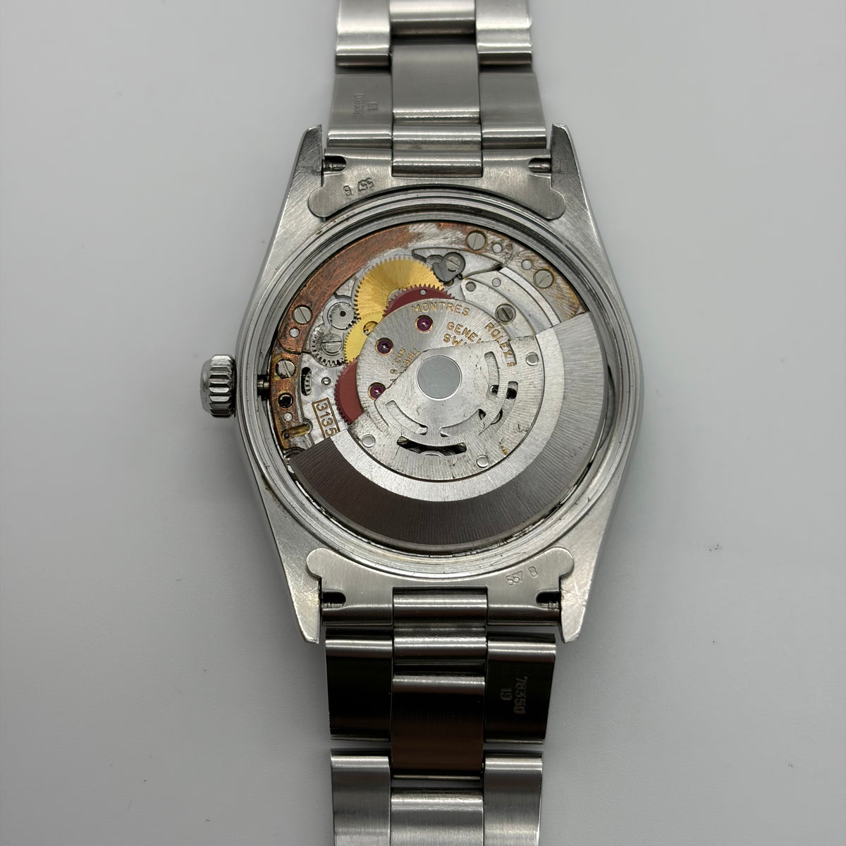 Rolex 15210 Oyster Perpetual Date "Blue Dial, Engine Turned Bezel"