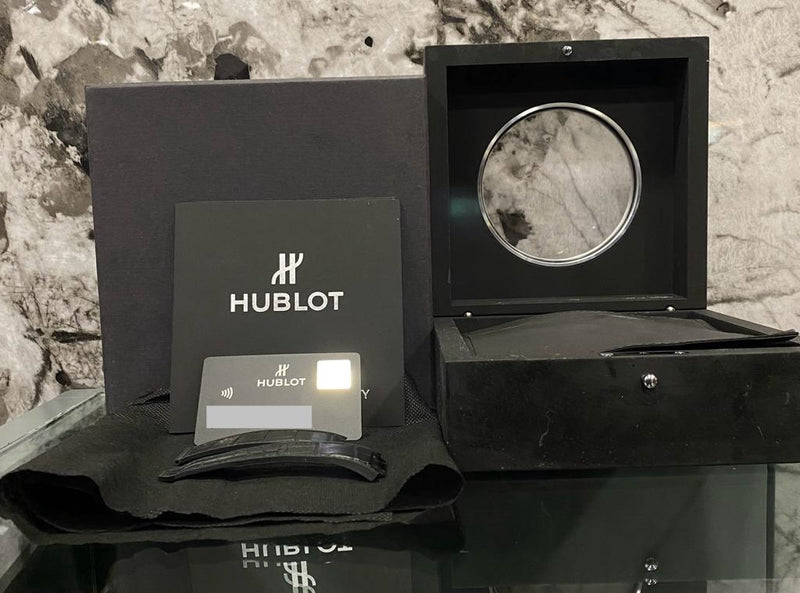 Hublot Spirit of Big Bang Pavé Skeleton Chronograph in Titanium