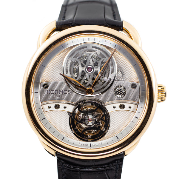 Hermés Arceau Lift Tourbillon in Rose Gold Limited Edition