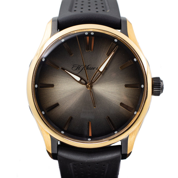 H. Moser & Cie Pioneer Centre Seconds Ardoise Fume in Red Gold & Titanium