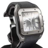Cartier Santos 100 Large in PVD Steel