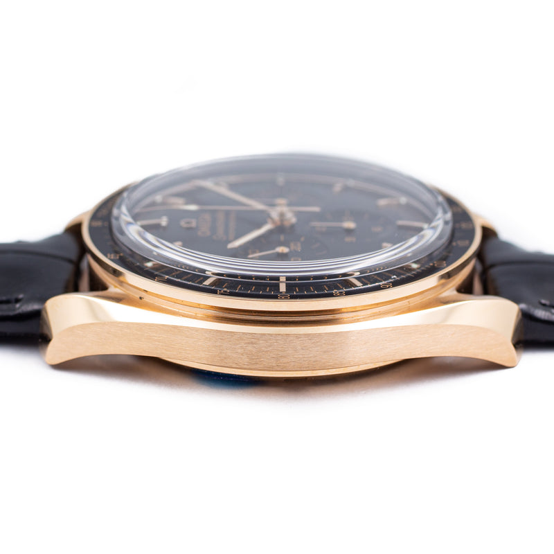 Omega Speedmaster Professional Co-Axial in 18k Sedna Gold on Leather Strap