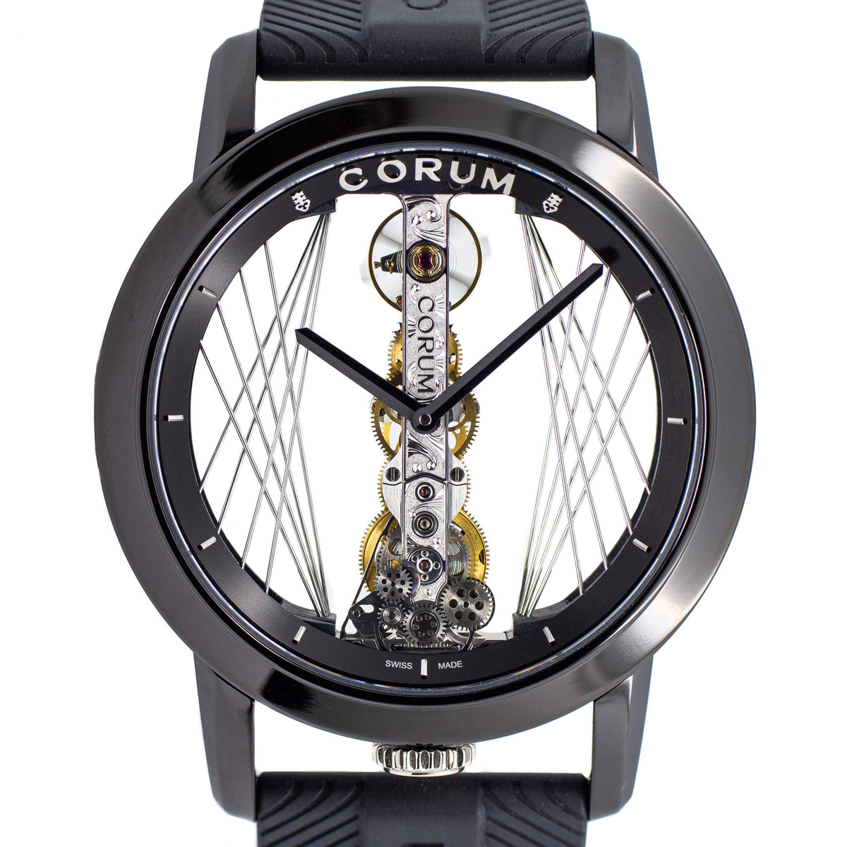 Corum Golden Bridge 43 Titanium DLC Art Deco
