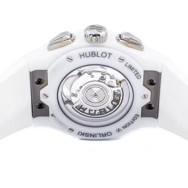 Hublot Classic Fusion Aerofusion Chronograph Orlinski White Limited Edition