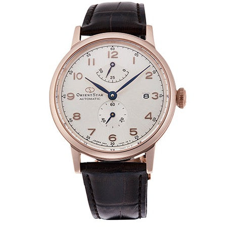 Orient Star Mechanical Classic Heritage Gothic in Rose Gold (White)